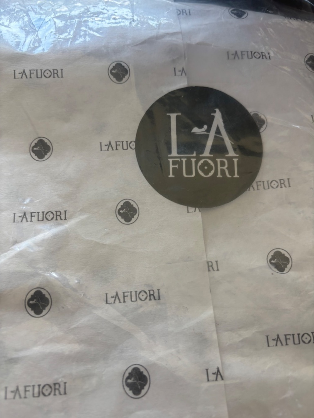 La Fuori Gilded Flora Midi Dress Blue/Multi - Picture 12 of 12